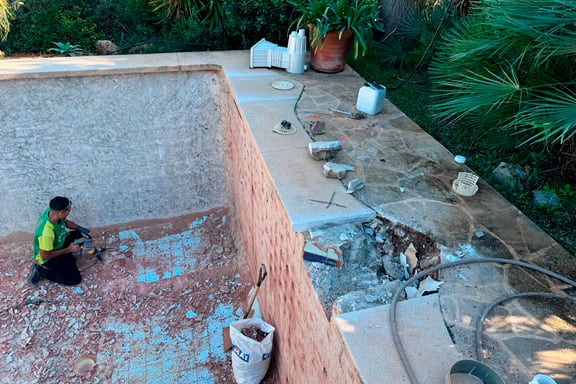 Pool rehabilitation in campos | Pool Mallorca