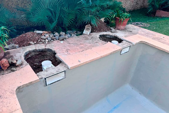 Pool rehabilitation in campos | Pool Mallorca